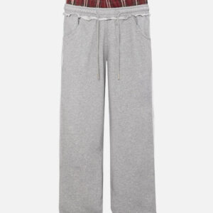 Aelfric Eden Plaid Patchwork Sweatpants